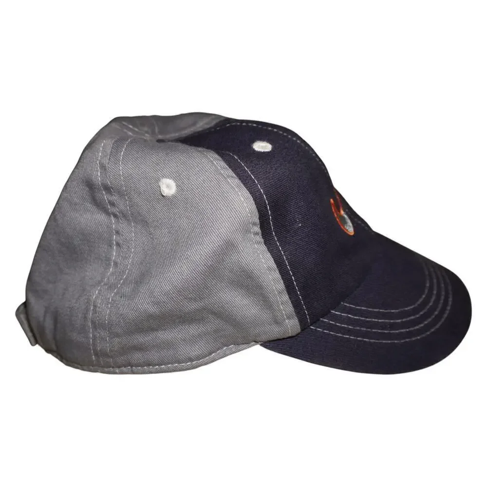 Vintage Nike Toddler Cap Two-Tone Gray & Navy Adjustable Strapback Hat